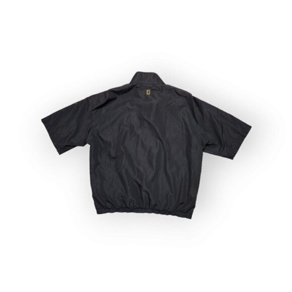 Dryjoys by Footjoy Short Sleeve Pullover Windbreaker 1/4 Snap Zip Mens Large - Picture 2 of 7